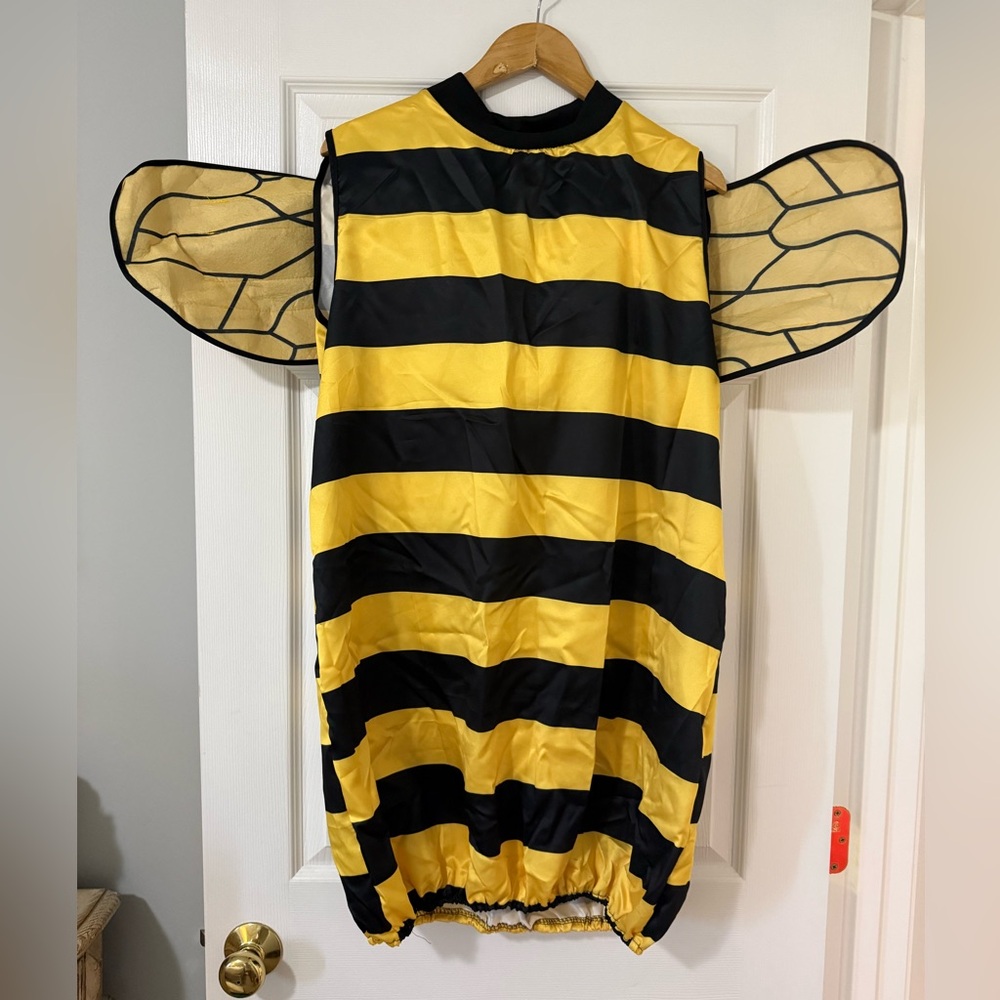 Yellow and Black Striped Bumble Bee Costume